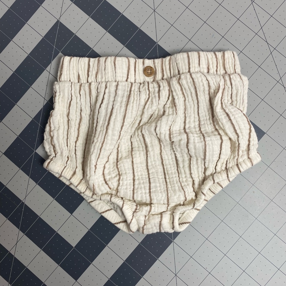 Cozy Striped 100% Cotton Kids Shorts
